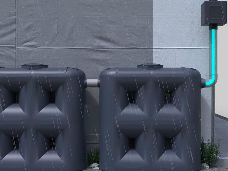 Reaproveitamento de água em galpões